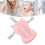 Baby Bath Support Pillow with 3-Layer Fabric Quick Drying Pink 1