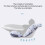 Foldable Baby Bath Support Pillow for Newborn White Stars 3