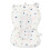 Foldable Baby Bath Support Pillow for Newborn White Stars 13