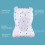 Foldable Baby Bath Support Pillow for Newborn White Stars 5
