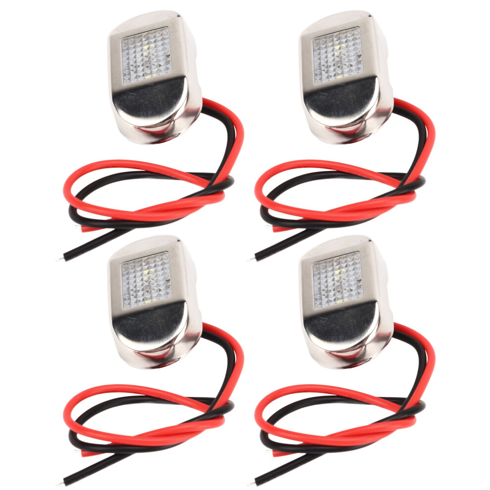 4Pcs 12V Led Side Marker Waterproof Ip68 Night Fishing For Rv Yacht Light 8451339054424