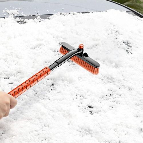 Snow Scraper | Ergonomic Ice Scraper for Car Windscreen | Extendable Snow Brush with Comfortable Handle 1