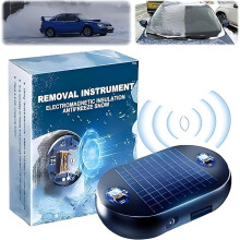 Car Ice-Free Device, Anti-Frost and Ice Prevention, Compact Portable Design, Compatible with Most Car Models, 1 Piece