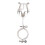 Clarinet Marching Lyre, Portable Sheet Music Holder, Adjustable Notes Clip for Stage Performances, Lightweight Design 1