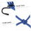 Helmet Net Reflective Elastic Luggage Net for Helmets and Gear, High Load Capacity, Compatible with Various Models 4