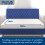 (Double) Purus Luxury Electric Blanket Fully Fitted Heated Bed Underblanket Polyester Detachable Control 3 Heat Settings 6