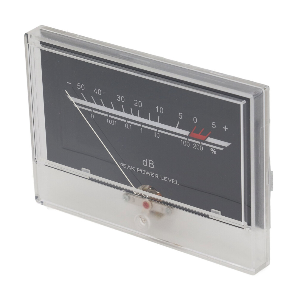 White Backlit Vu Meter For Amplifier Studio Home - Accurate & Durable 4651339060980