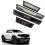(blue) For  MG ZS EV Door Sill Protector Accessories Pedal Scuff Plate 4pcs 2