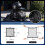 Elastic Mesh Net Bag with 8 Hooks for Motorcycle Helmet Storage Solutions 7