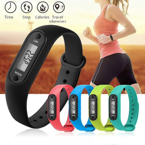 Βηματόμετρο Δραστηριότητας με Βήματα, Fitness Sport Watch, LCD, Ενήλικας, Παιδί 2