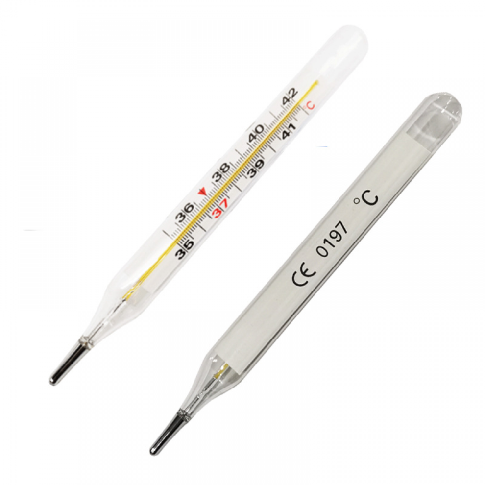 Thermometer For Adults, Glass Oral Thermometer For Fever 35-42c