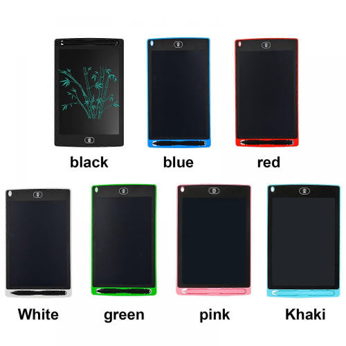 (Χακί) LCD γραφική ταμπλέτα για παιδιά, πολύχρωμο μπλοκ σχεδίασης με σκίτσα 1
