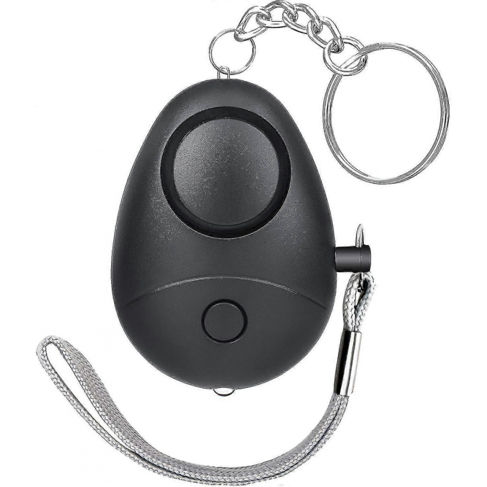 (Black)Safe Sound Security Personal Alarm For Women,Kids, Elderly, Emergency Safe Personal Alarm With Led Flashlight 9092950261502