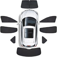 Auto Seitenfenster Sonnenblende für Mitsubishi EVO 10 2020, UV-Schutz, Nicht durchsichtige Fensterblende, G/8 Whole Vehicle