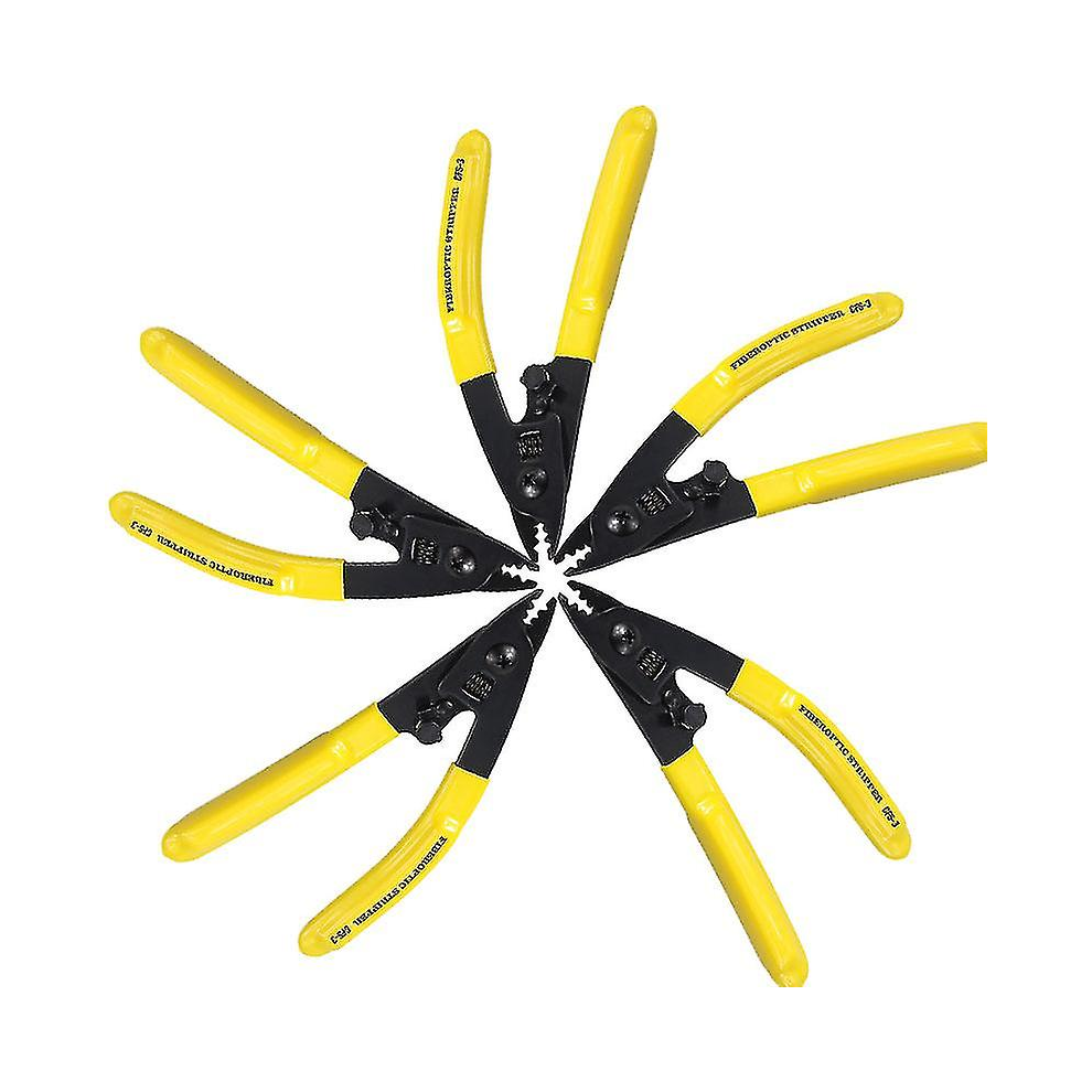 5Pcs Three-Port Fiber Optical Stripper/ Pliers/ Wire Strippers Tools Optical Fiber Stripping Pliers 9092950267269