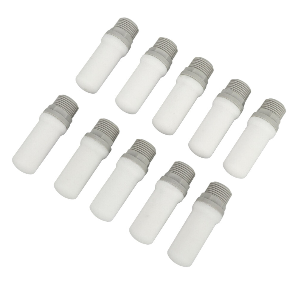 Pneumatic Silencer Kit 10Pcs G3/8In Valve Air Muffler For Exhausts 4101339065886