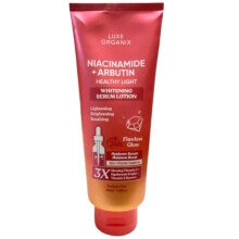 Luxe Organix Niacinamide + Arbutin Moisturizing Serum Lotion Flawless Glow 350ml