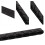 Single Fin Box for Windsurfing Surfboard, 10.5in PVC Plug in Black 5