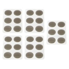 30 Stück Schlagzeug-Dämpfer Gel-Pads Schwarz 3,2x2,6 cm