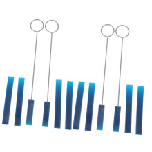 Piano Tuning Tool Blue Rubber Wedges Pack of 12 Durable Triangle Mute Accessories for Musical Instruments