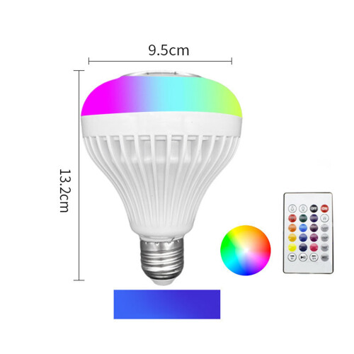 Bluetooth RGB Music Bulb 12W Wireless Smart E27 Light for Bars & Restaurants 1