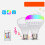 Bluetooth RGB Music Bulb 12W Wireless Smart E27 Light for Bars & Restaurants 7