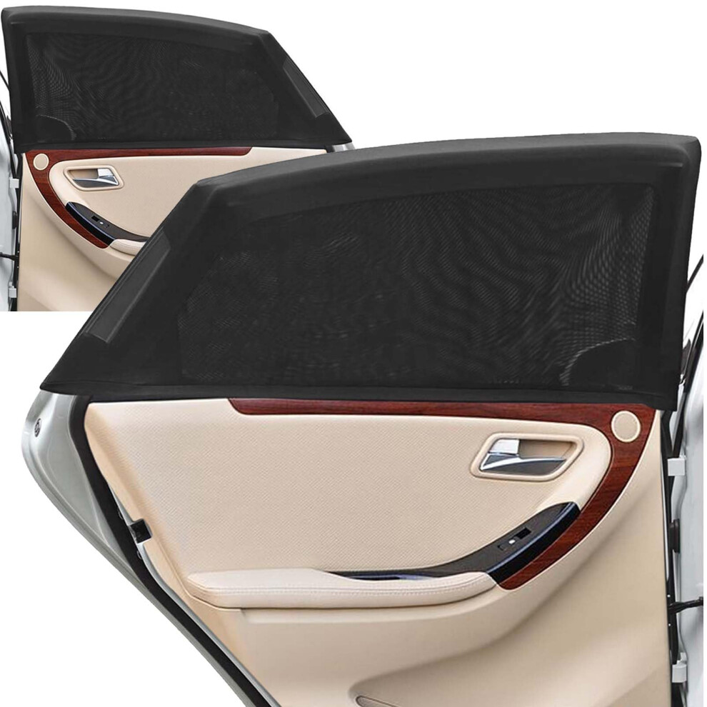 2 Pieces Car Sunshade Net For Bmw 4Er Gran Coupã© F36 2014-2021, Uv Protection For Kids & Pets, L(125X80cm) 6947110004044