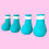 4PCS Silicone Cat Foot Covers, Adjustable, Blue, Scratch Prevention 8