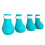 4PCS Silicone Cat Foot Covers, Adjustable, Blue, Scratch Prevention 7