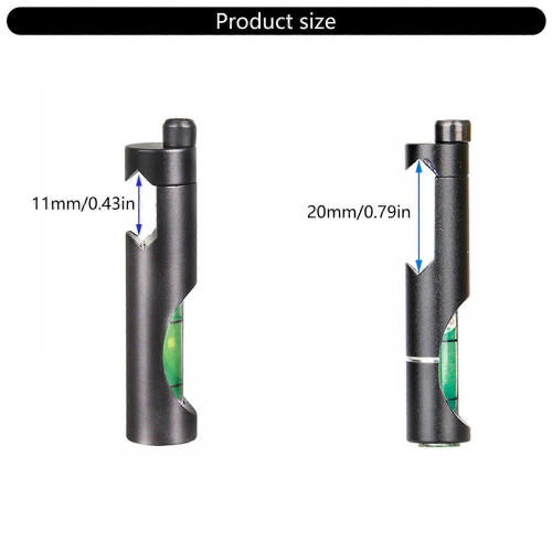 Scope Bubble Leveler 11/20mm Hunting Bubble Level Βάση στήριξης φυσαλίδων, εργαλείο οριζόντιας 2