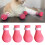 4PCS Silicone Cat Foot Cover, Adjustable Pink Scratch Protector 11