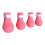 4PCS Silicone Cat Foot Cover, Adjustable Pink Scratch Protector 3