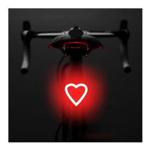 Fahrrad-Rücklicht, hohe Helligkeit, wasserdicht, mehrere Beleuchtungsmodi, wiederaufladbar, Sicherheitswarnung für Fahrräder, Rücklicht
