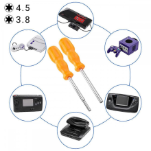 Sada bezpečnostných skrutkovačov Gamebit 3,8 mm 4,5 mm, otvorená opravná sada kompatibilná s konzolami Super for / SNES / 8