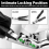 Professional Nail Scissors, Ultra Sharp Nail Scissors for Seniors (Black) 2