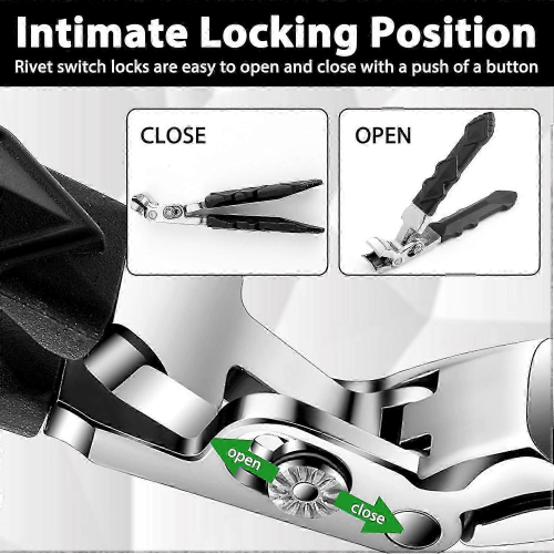 Professional Nail Scissors, Ultra Sharp Nail Scissors for Seniors (Black) 1