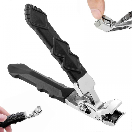 Professional Nail Scissors, Ultra Sharp Nail Scissors for Seniors (Black)