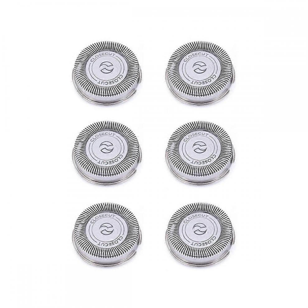 6Pack SH30 Replacement Heads Compatible with Shaver Series 3000, 2000, 1000 and S738, with Durable Sharp Blades