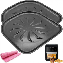 Bac de récupération d'huile antiadhésif pour friteuse à air, 2 pièces, compatible avec les friteuses à air PowerXL Vortex Air Fryer Oven Pro