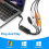 Μετατροπέας RCA AV σε USB C Προσαρμογέας κάρτας λήψης βίντεο 1 καναλιού AV NTSC PAL Vid 3