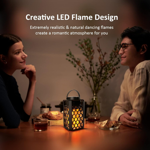 Ηχείο LED με φλόγα, εξωτερικό ηχείο Bluetooth με ατμόσφαιρα, φορητό στερεοφωνι 1