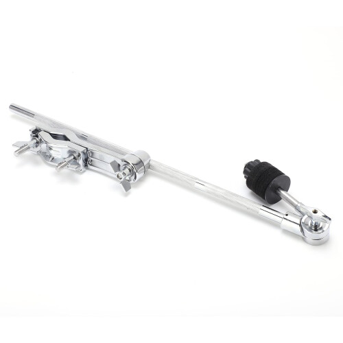 Adjustable Heavy-Duty Drum Kit Seat Holder with Felt Padding and Percussion Accessory Clamp Compatibility