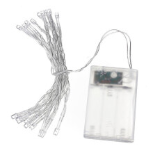 (Warm White) AA Battery Mini 20 LEDs Cool/Warm White Christmas String Fairy Lights Christmas Decorations Clearance Christmas Lights