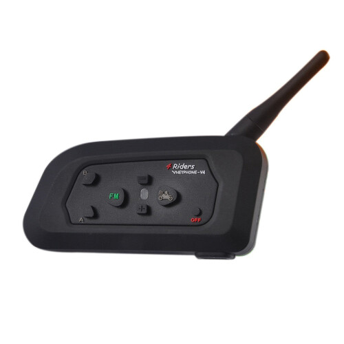 Wireless Bluetooth Intercom Motorcycle Snowmobile Headset Full Waterproof with FM