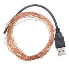 (Warm White) 5M 50 LED USB Copper Wire LED String Fairy Light for Christmas Xmas Party Decor