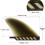 Soft Center Fin 4,6/3 Zoll TPU - Grau/Orange/Schwarz 2