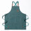 (Emerald) Chef Apron With Cross Back Bib Apron Cooking Aprons With Large Pockets For Men 1