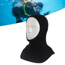 5mm Neoprene Diving Hood Sun Protection Unisex Swimming Wetsuit Hat L/XL