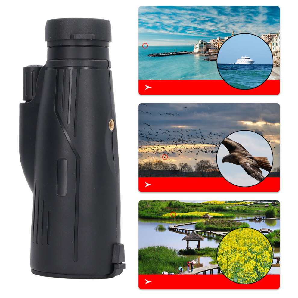 Compact 12x50 Monocular Telescope Ideal for Adventure & Concerts