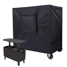 Cart Cover - Patio Cooler Protective Cover 90x50x92.5cm - Weather-Resistant Fabric for Outdoor Bar Carts Against Sun and Dust